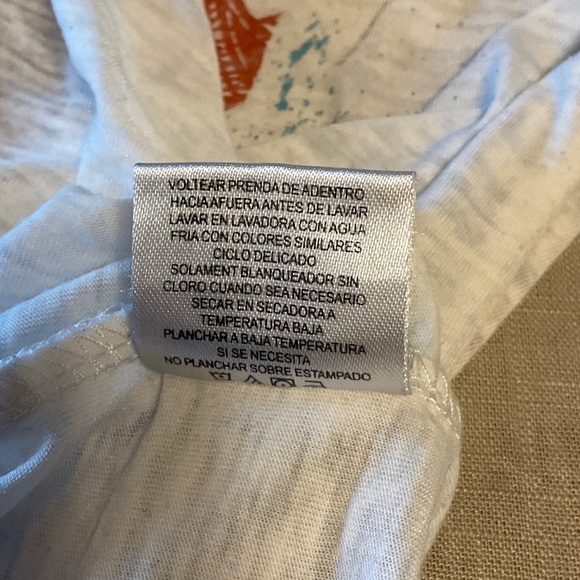 White Graphic Short Sleeve Tee - Picture 6 of 6